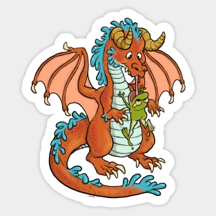 Dragon Got Your Tongue Sticker